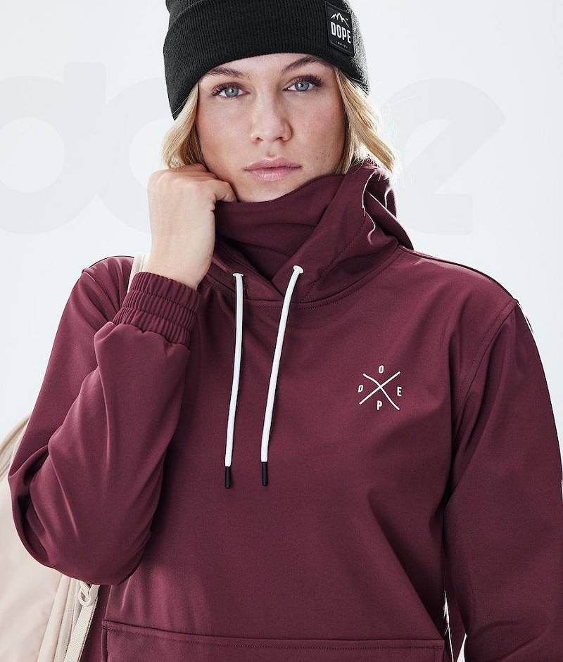 Burgundy Women's Dope Nomad W Outdoor Jackets | India_D2400