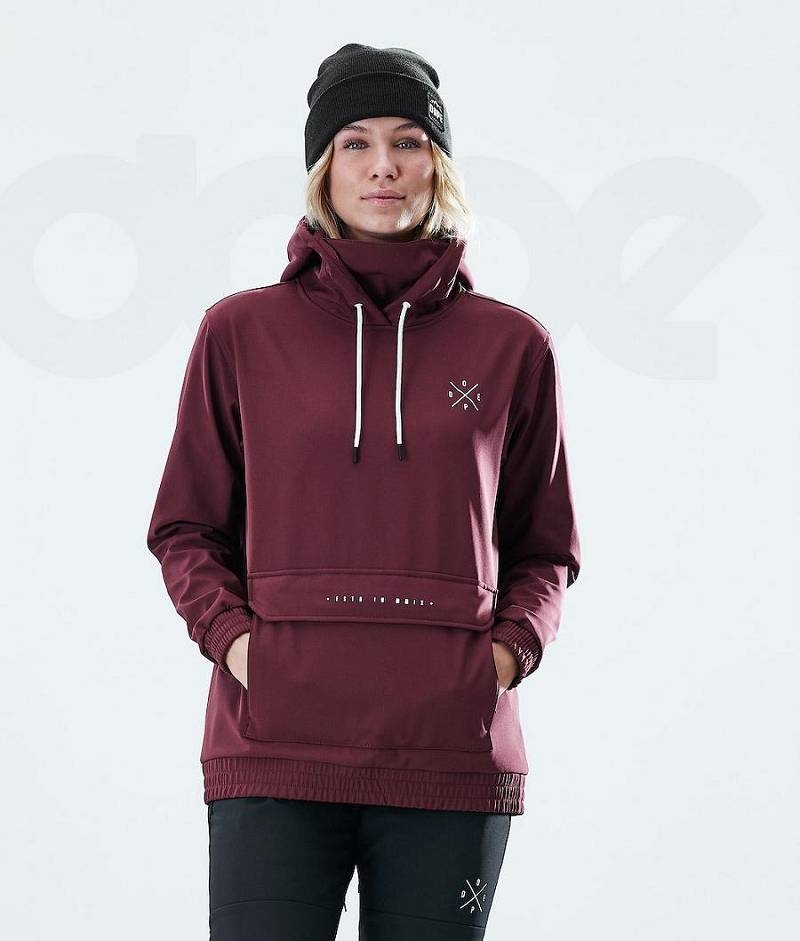 Burgundy Women\'s Dope Nomad W Outdoor Jackets | India_D2400