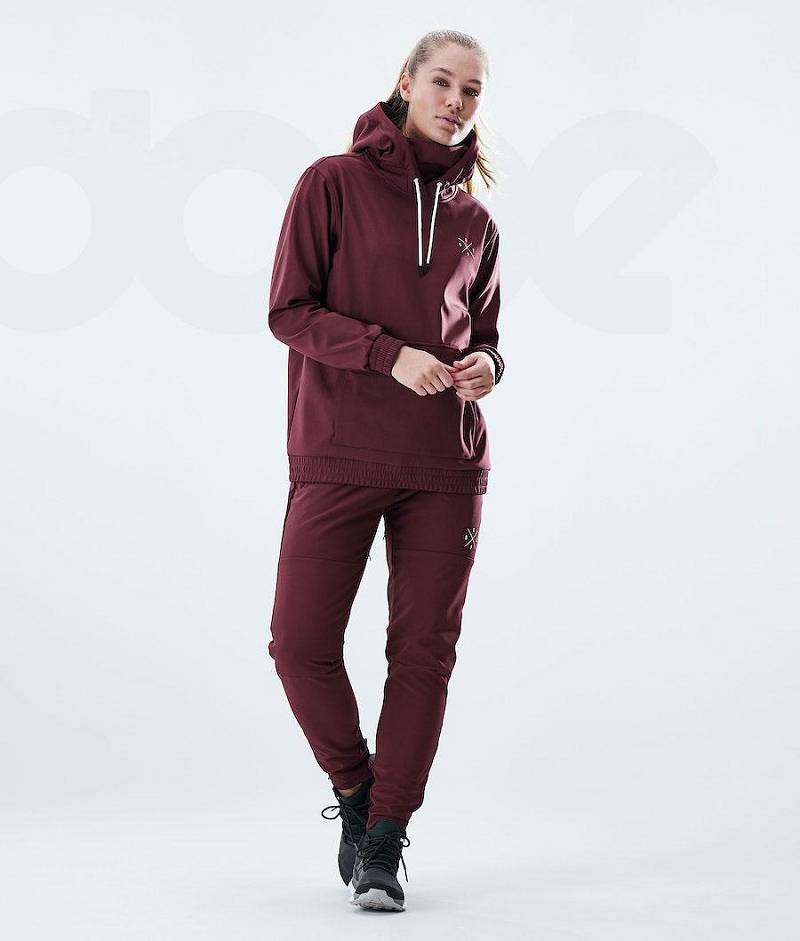 Burgundy Women's Dope Nomad W Outdoor Pants | India_D1410