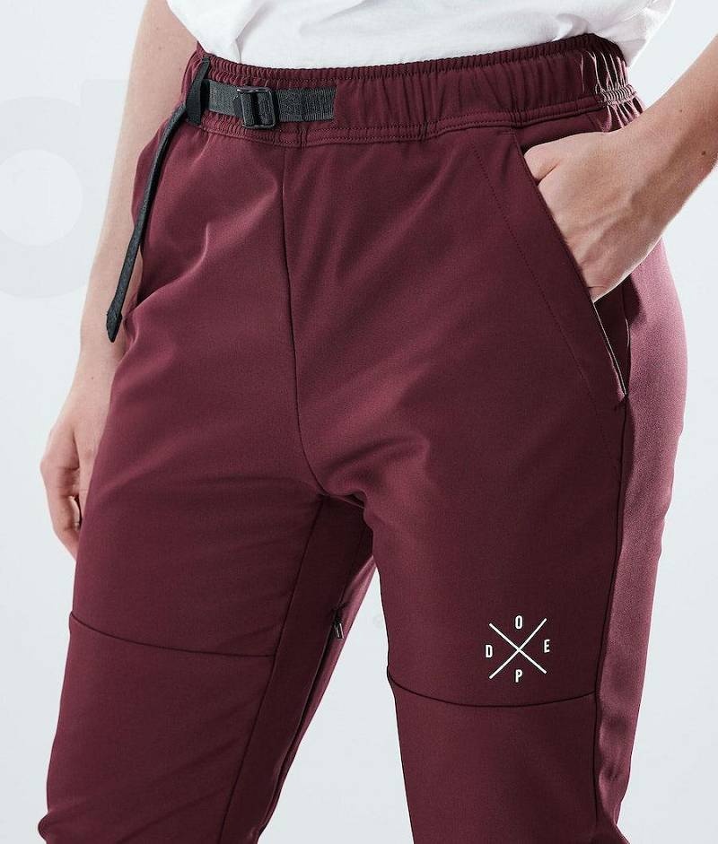 Burgundy Women's Dope Nomad W Outdoor Pants | India_D1410