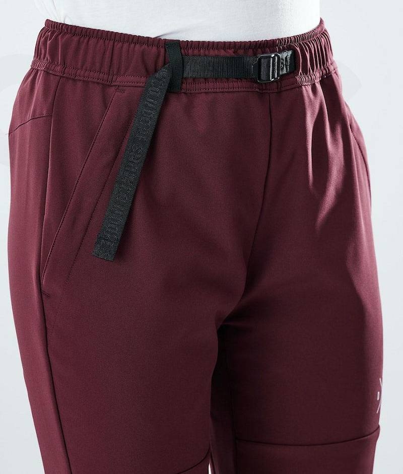 Burgundy Women's Dope Nomad W Outdoor Pants | India_D1410