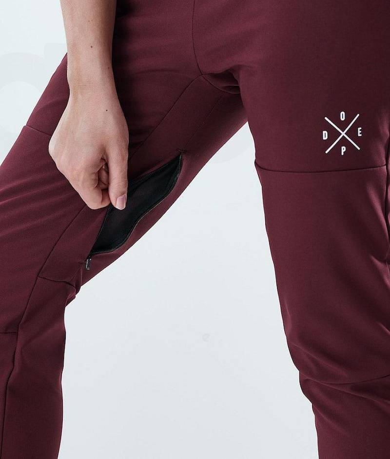 Burgundy Women's Dope Nomad W Outdoor Pants | India_D1410