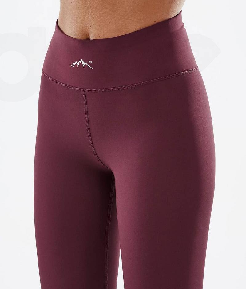 Burgundy Women's Dope Snuggle W Base Layer Pants | India_D2325