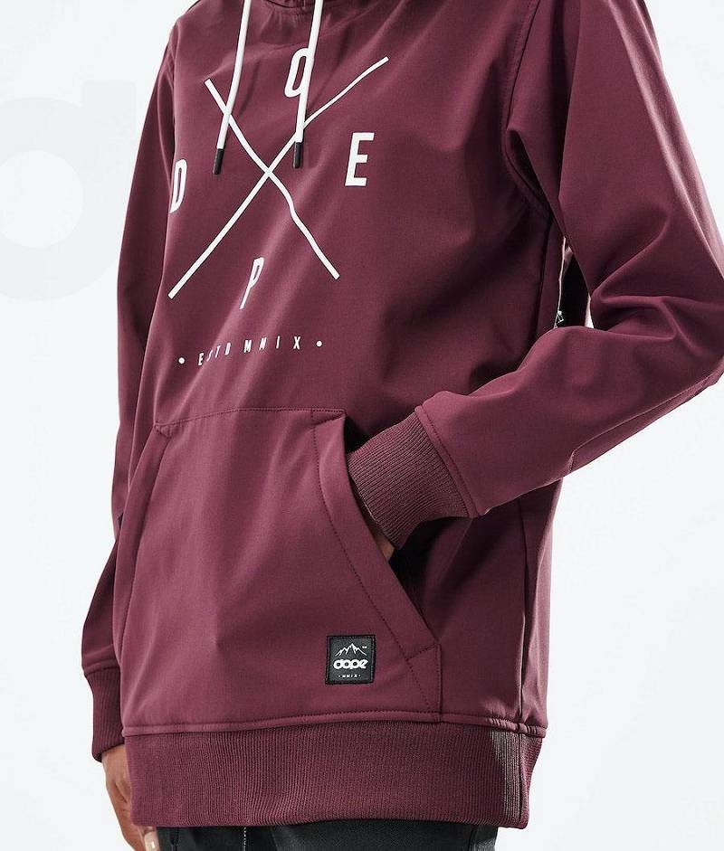 Burgundy Women's Dope Yeti W 10k Ski Jackets | India_D1523