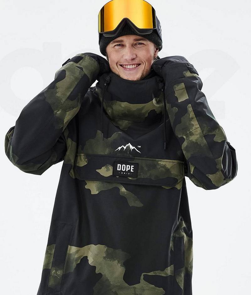 Camo Men's Dope Blizzard Ski Jackets | India_D1490