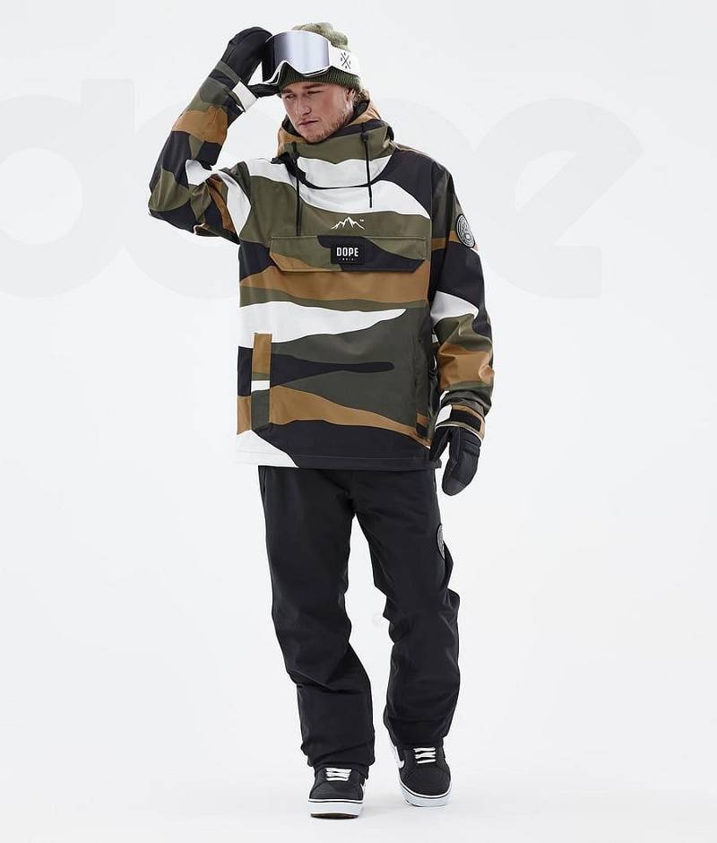 Camo Men's Dope Blizzard Snowboard Jackets | India_D2074