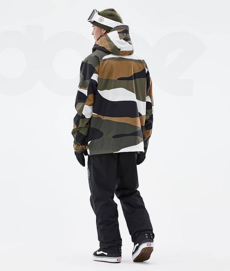 Camo Men's Dope Blizzard Snowboard Jackets | India_D2074