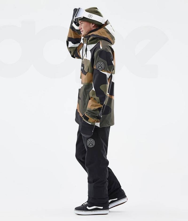 Camo Men's Dope Blizzard Snowboard Jackets | India_D2074