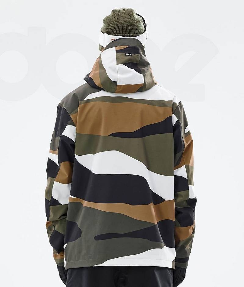 Camo Men's Dope Blizzard Snowboard Jackets | India_D2074