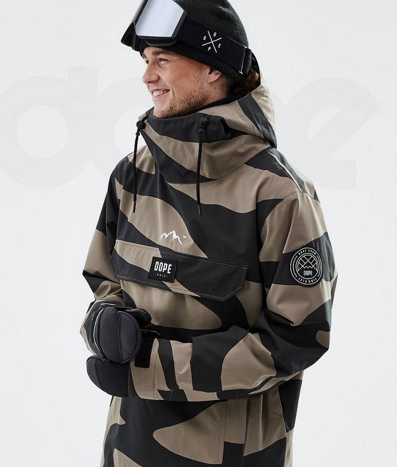 Camo Men's Dope Blizzard Snowboard Jackets | India_D1973