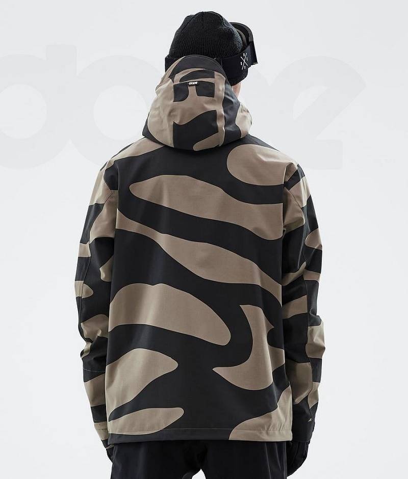 Camo Men's Dope Blizzard Snowboard Jackets | India_D1973