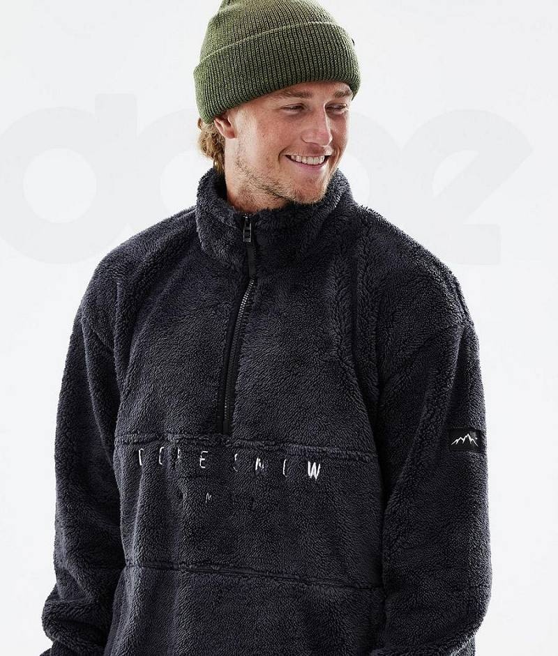 Dark Grey Men's Dope Pile Fleece | India_D1779