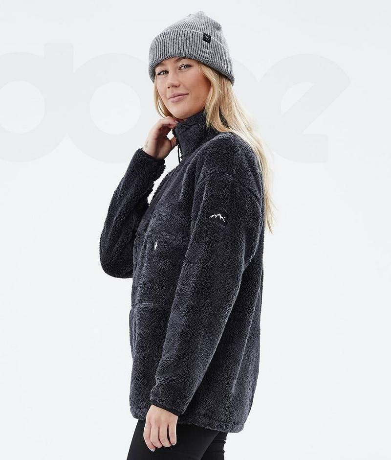 Dark Grey Women's Dope Pile W Fleece | India_D2371