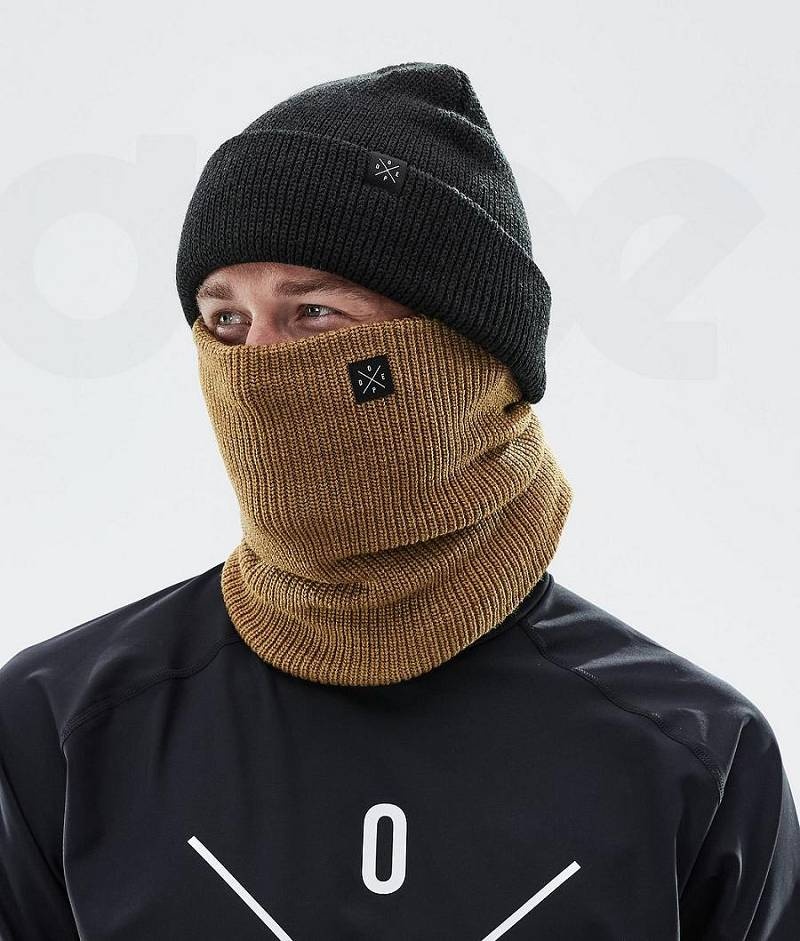 Gold Men's Dope 2X-UP Knitted Facemasks | India_D1948