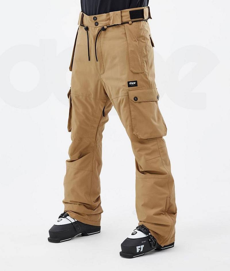 Gold Men\'s Dope Iconic Ski Pants | India_D1943