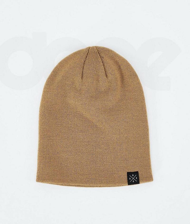 Gold Men's Dope Solitude Beanies | India_D1312