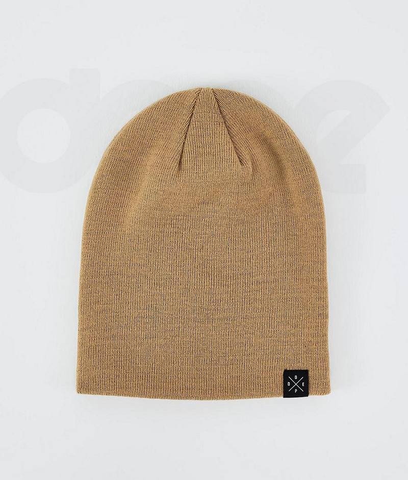 Gold Men's Dope Solitude Beanies | India_D1191