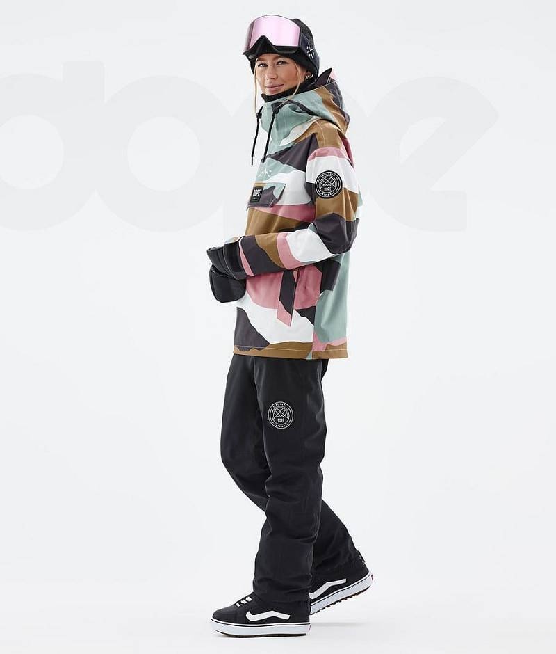 Gold Pink Women's Dope Blizzard W Snowboard Jackets | India_D1025