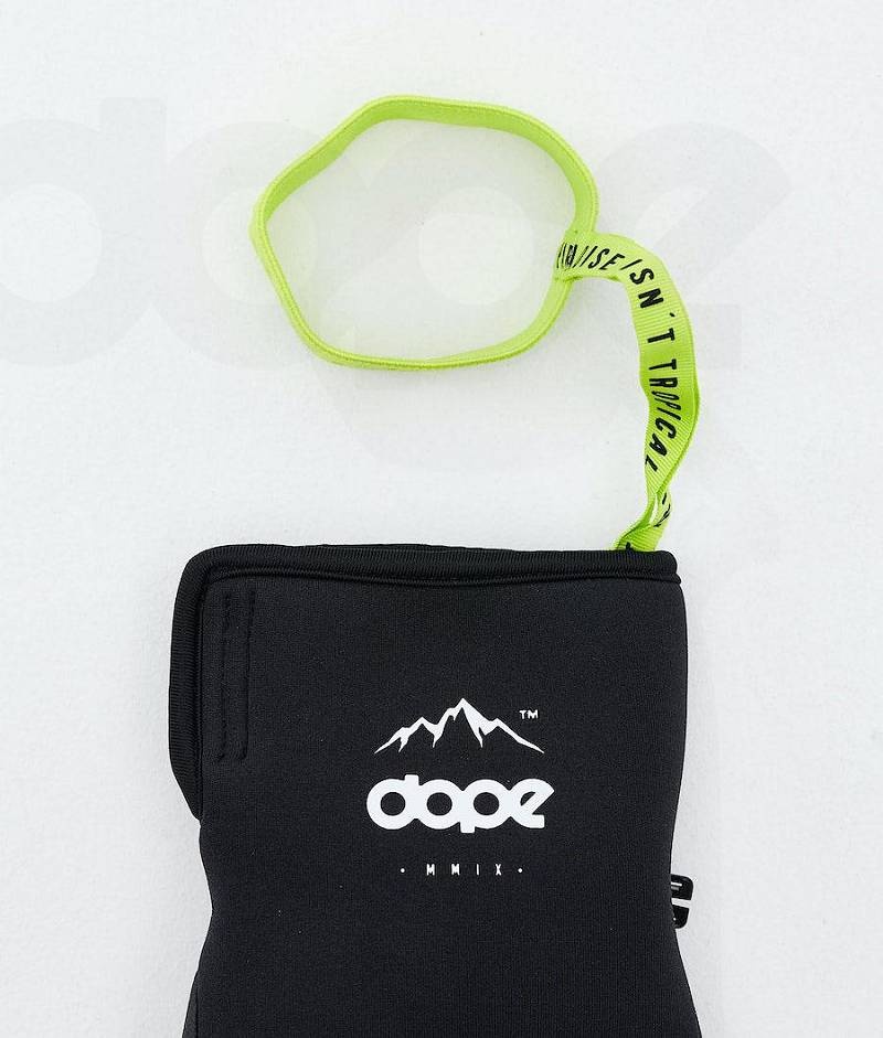 Green Men's Dope Ace 2021 Snowboard Gloves | India_D2245