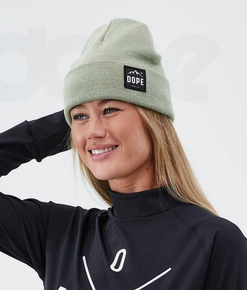 Green Men's Dope Paradise Beanies | India_D1923