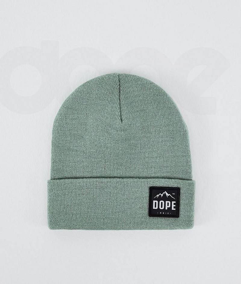 Green Men\'s Dope Paradise Beanies | India_D2034