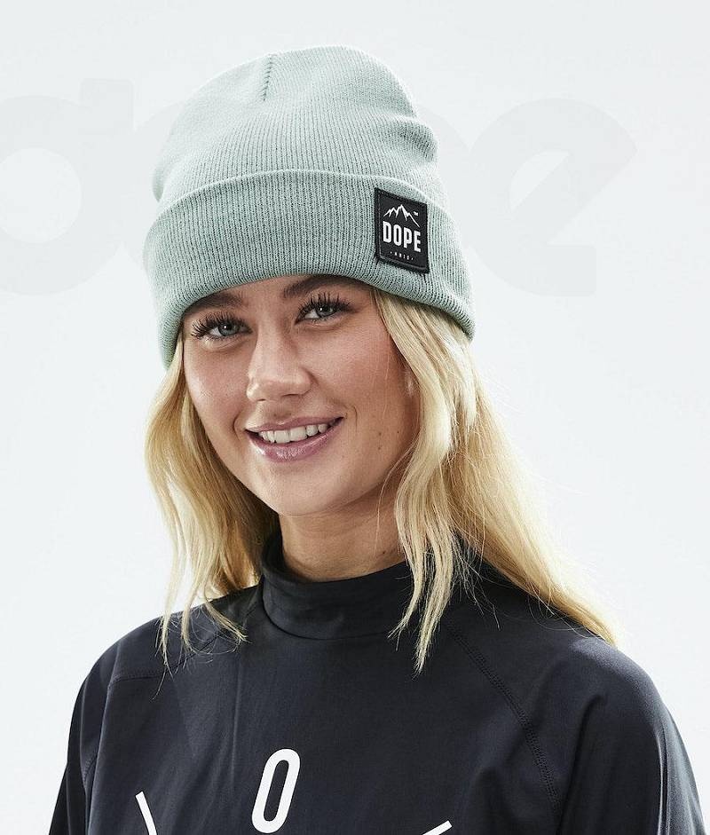 Green Men's Dope Paradise Beanies | India_D1172