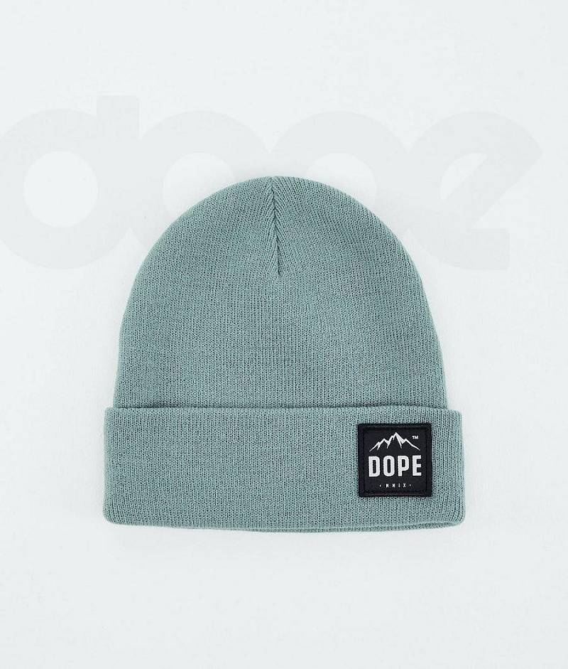 Green Men\'s Dope Paradise Beanies | India_D1172