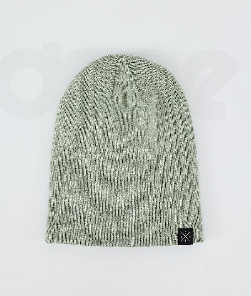 Green Men's Dope Solitude Beanies | India_D2276