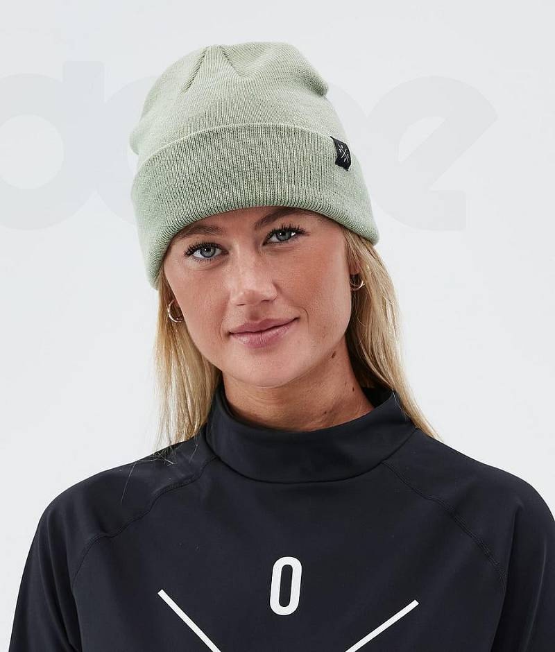 Green Men's Dope Solitude Beanies | India_D2276