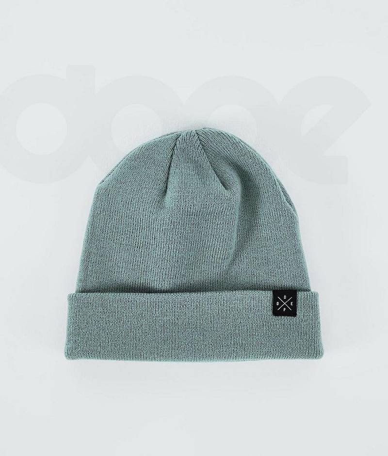 Green Men's Dope Solitude Beanies | India_D1541