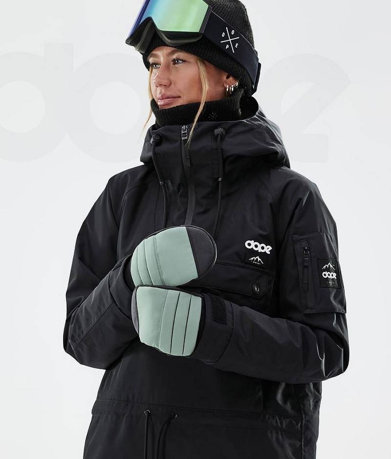 Green Women's Dope Ace Snowboard Gloves | India_D1926