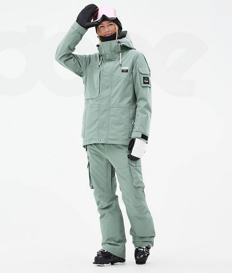 Green Women's Dope Adept W Ski Jackets | India_D1029