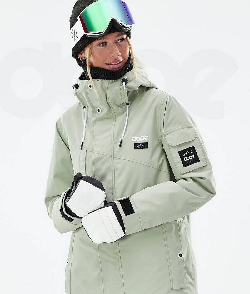 Green Women's Dope Adept W Snowboard Jackets | India_D2247