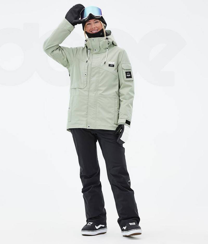 Green Women's Dope Adept W Snowboard Jackets | India_D2247