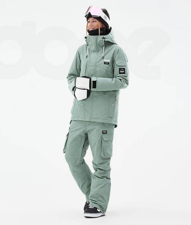 Green Women's Dope Adept W Snowboard Jackets | India_D2024