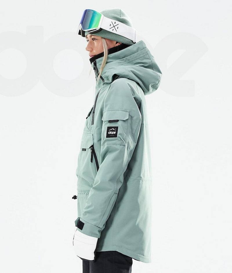 Green Women's Dope Akin W 2021 Ski Jackets | India_D2190