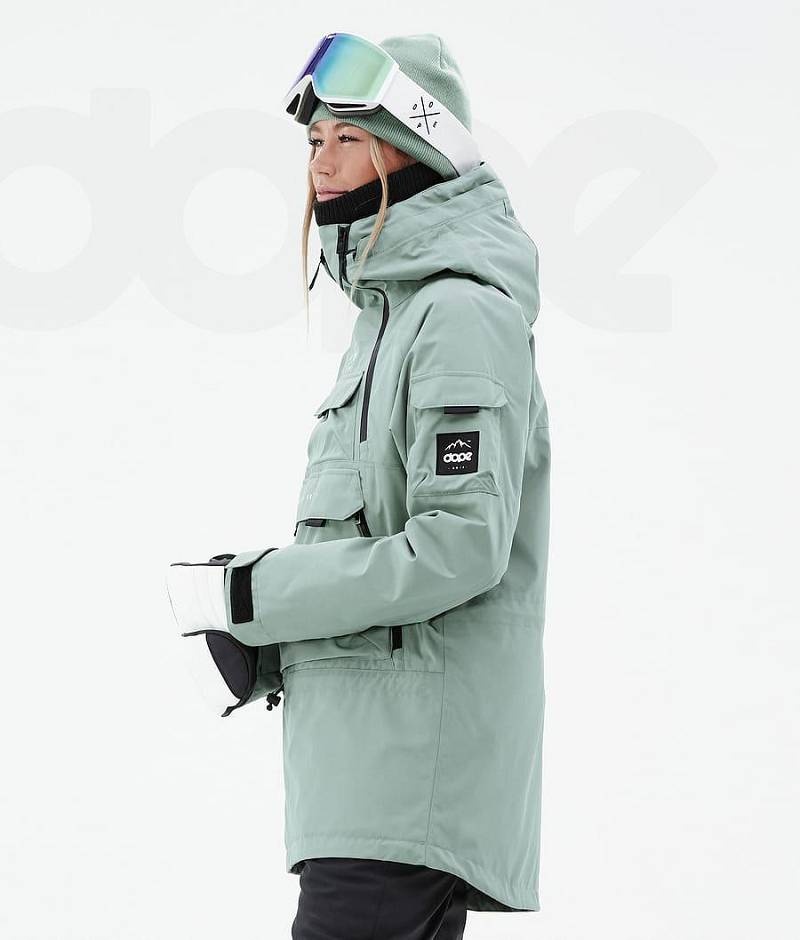 Green Women's Dope Akin W Ski Jackets | India_D1532