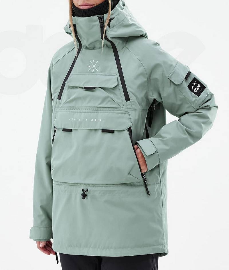 Green Women's Dope Akin W Ski Jackets | India_D1532