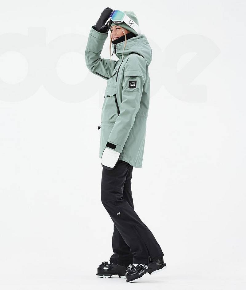 Green Women's Dope Akin W Ski Jackets | India_D1532