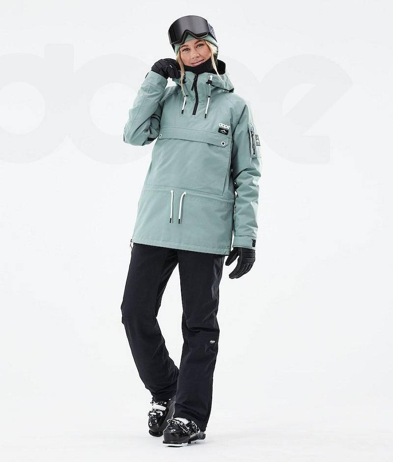 Green Women's Dope Annok W 2021 Ski Jackets | India_D1434