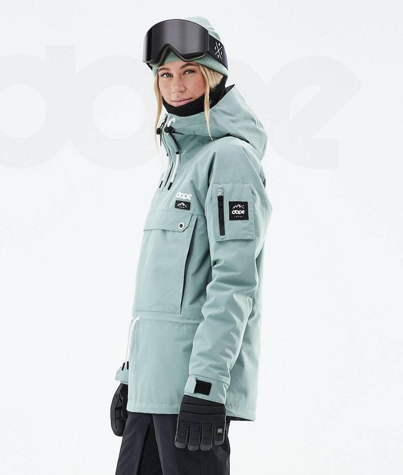 Green Women's Dope Annok W 2021 Ski Jackets | India_D1434