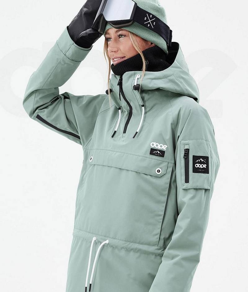 Green Women's Dope Annok W Ski Jackets | India_D1357