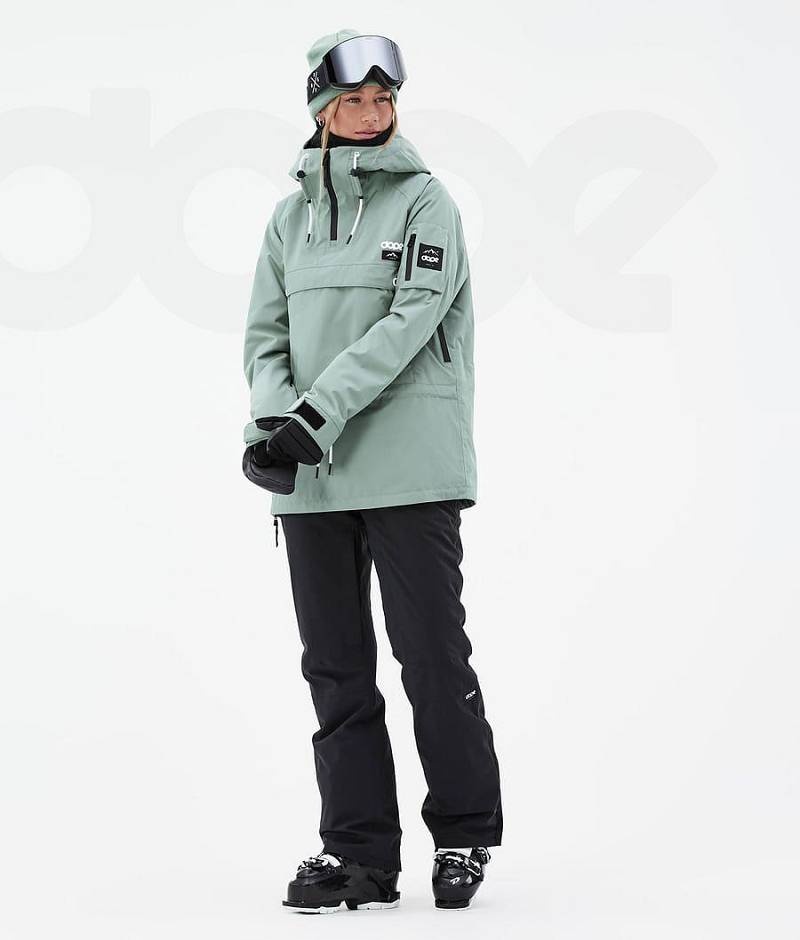 Green Women's Dope Annok W Ski Jackets | India_D1357