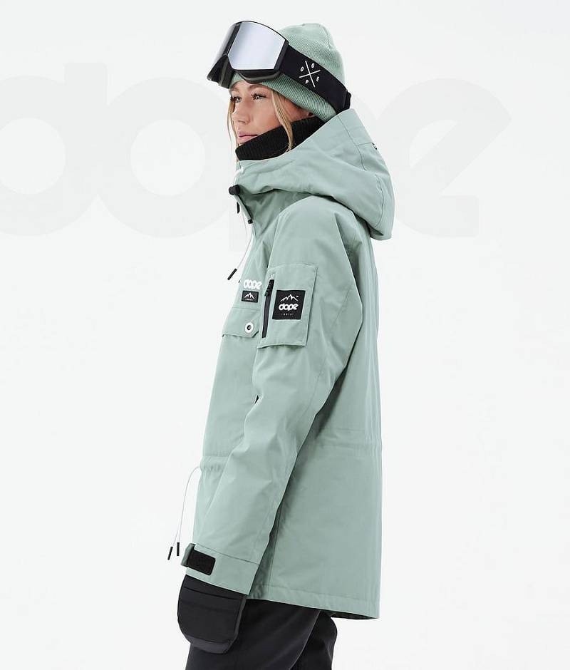 Green Women's Dope Annok W Ski Jackets | India_D1357