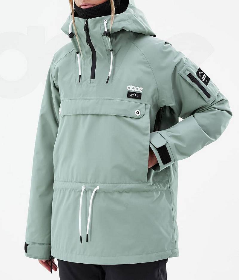 Green Women's Dope Annok W Ski Jackets | India_D1357