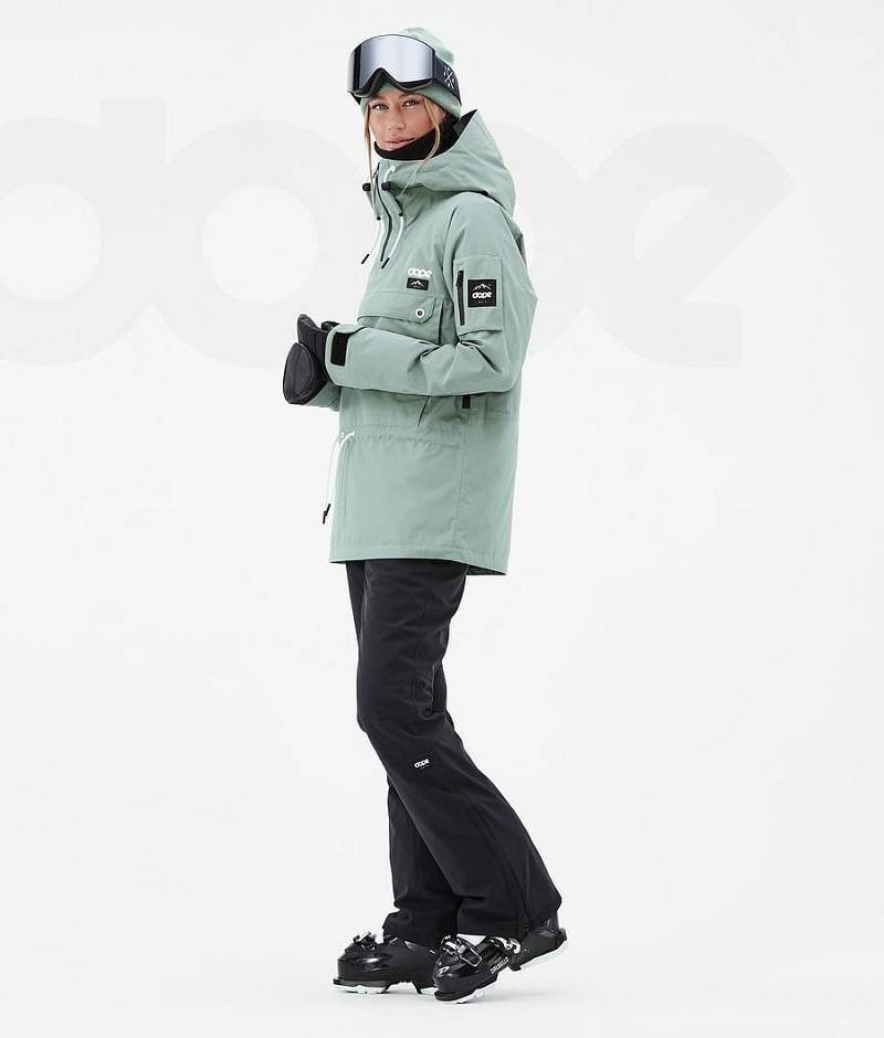 Green Women's Dope Annok W Ski Jackets | India_D1357