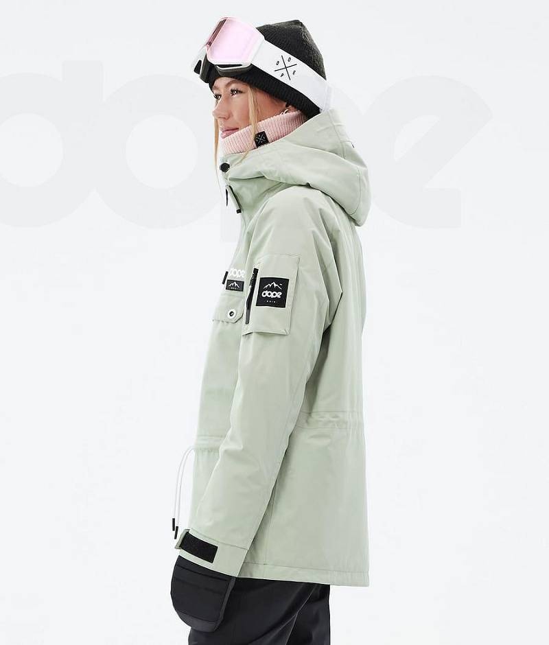 Green Women's Dope Annok W Ski Jackets | India_D2182