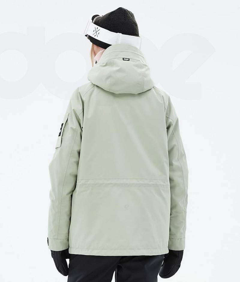 Green Women's Dope Annok W Ski Jackets | India_D2182