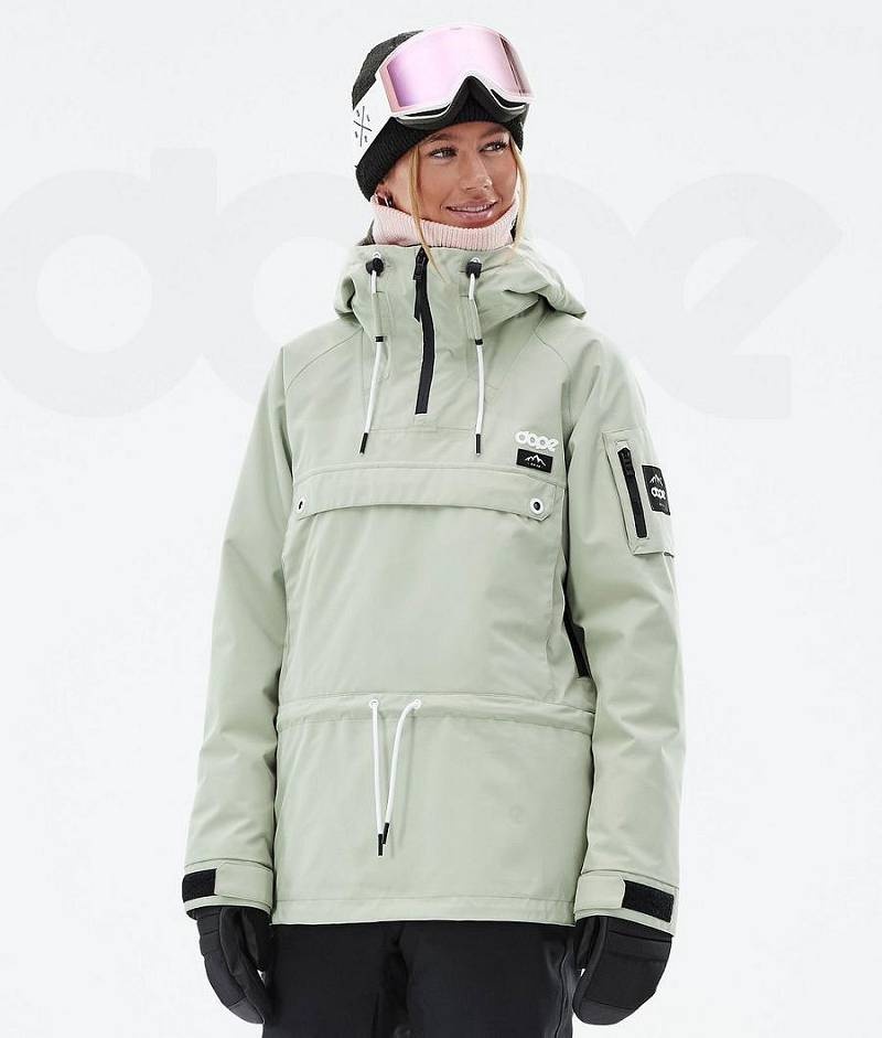 Green Women\'s Dope Annok W Ski Jackets | India_D2182