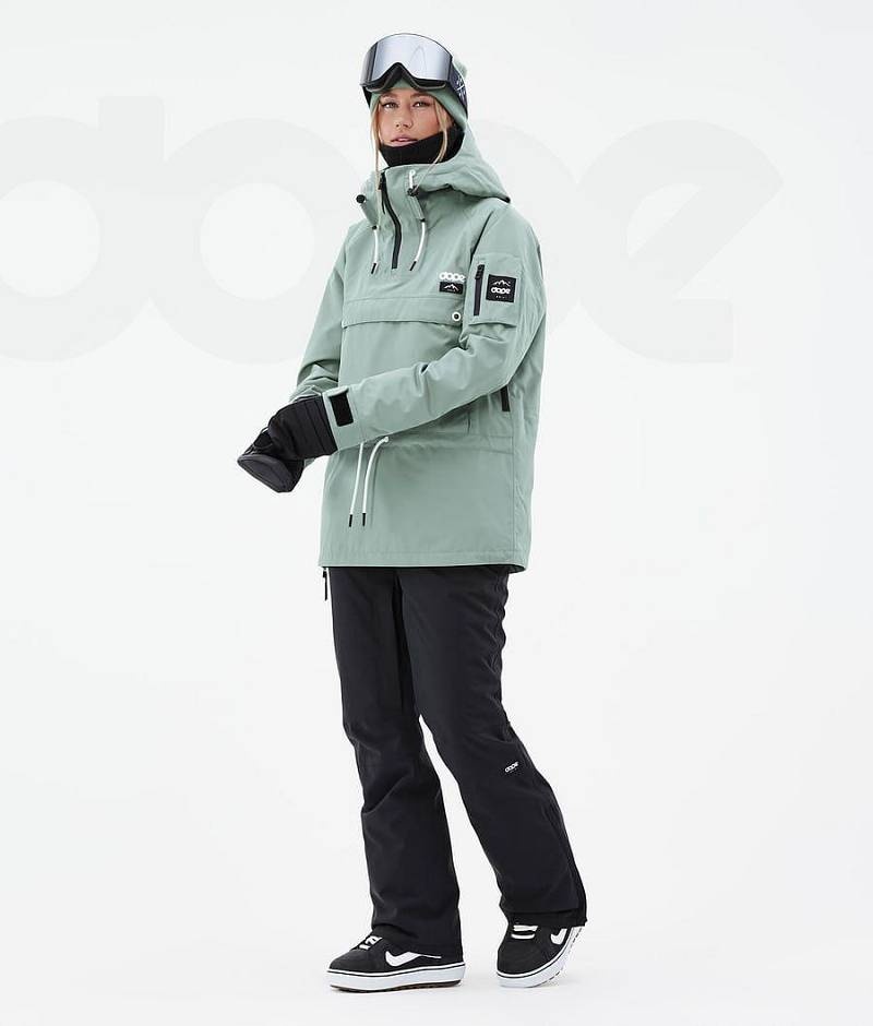 Green Women's Dope Annok W Snowboard Jackets | India_D2346